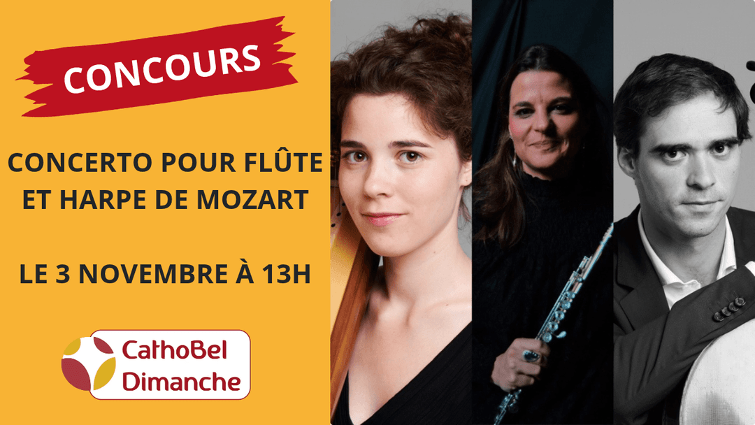 Concours : Gagnez 5×2 places pour le concerto pour flûte et harpe de Mozart et concerto de Saint-Saëns pour violoncelle
