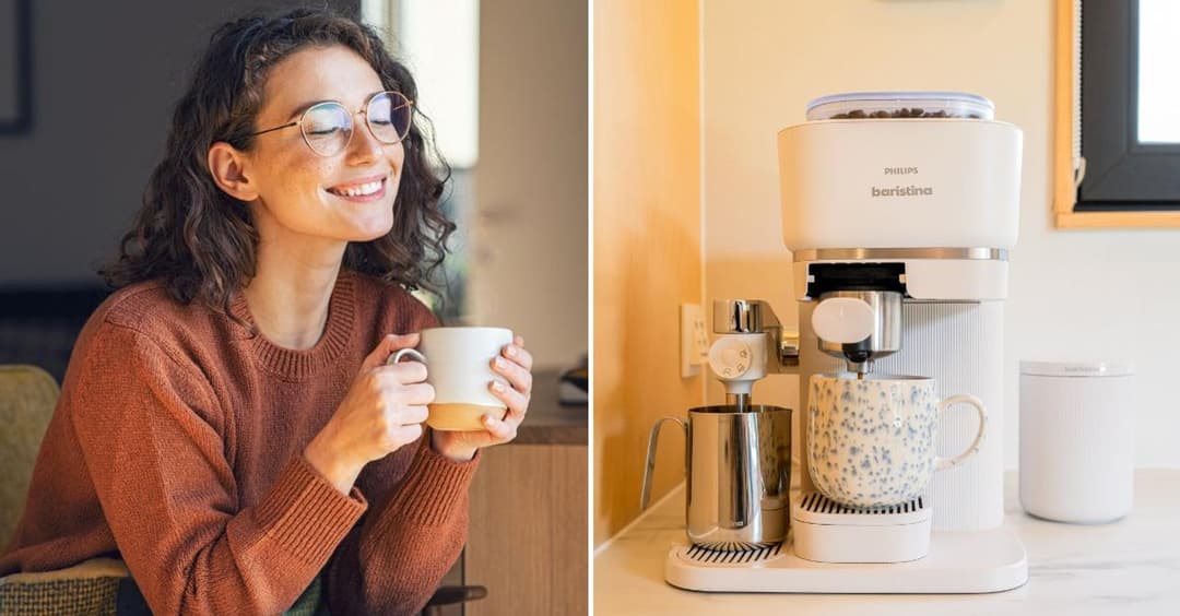 Klein geluk in een kopje: ontdek de allernieuwste Philips Baristina Latte (+ win eentje t.w.v. € 499,99!)