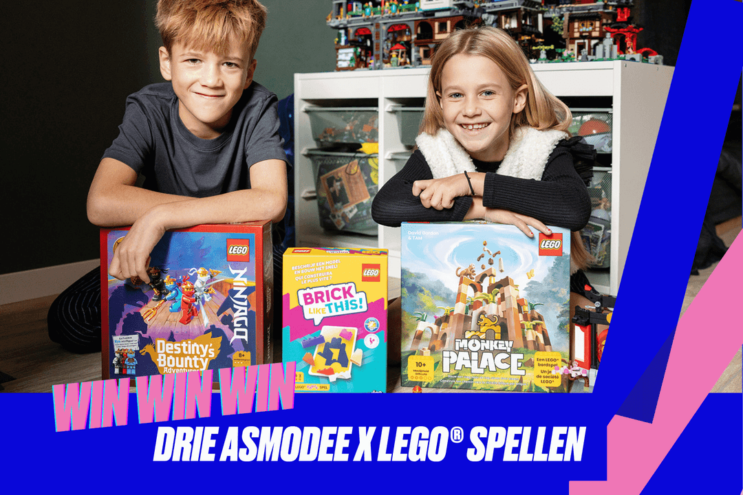 WIN WIN WIN drie asmodee x LEGO® spellen voor jouw gezin!