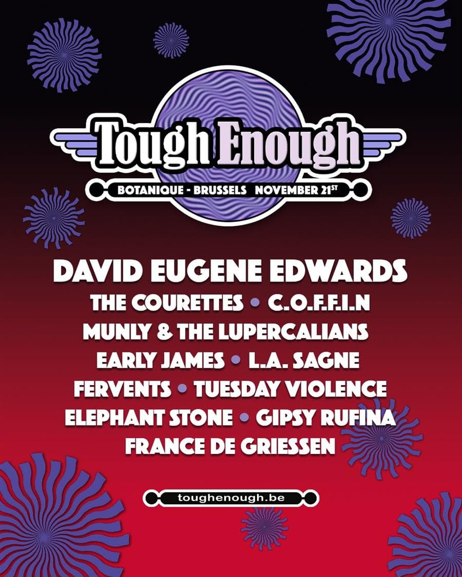 3 X 2 vrijkaarten voor TOUGH ENOUGH
