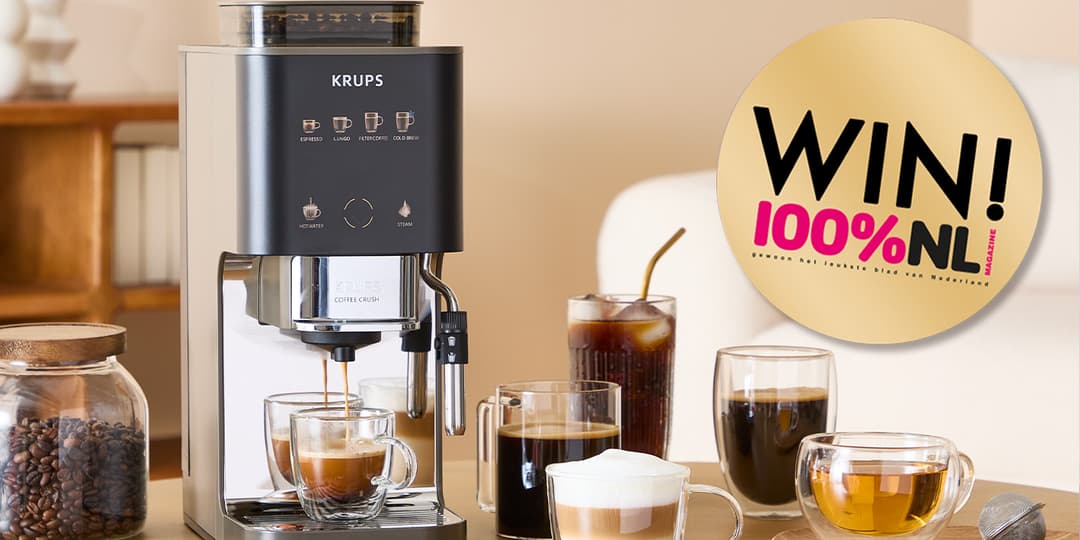 WIN: een Coffee Crush t.w.v. € 349,99