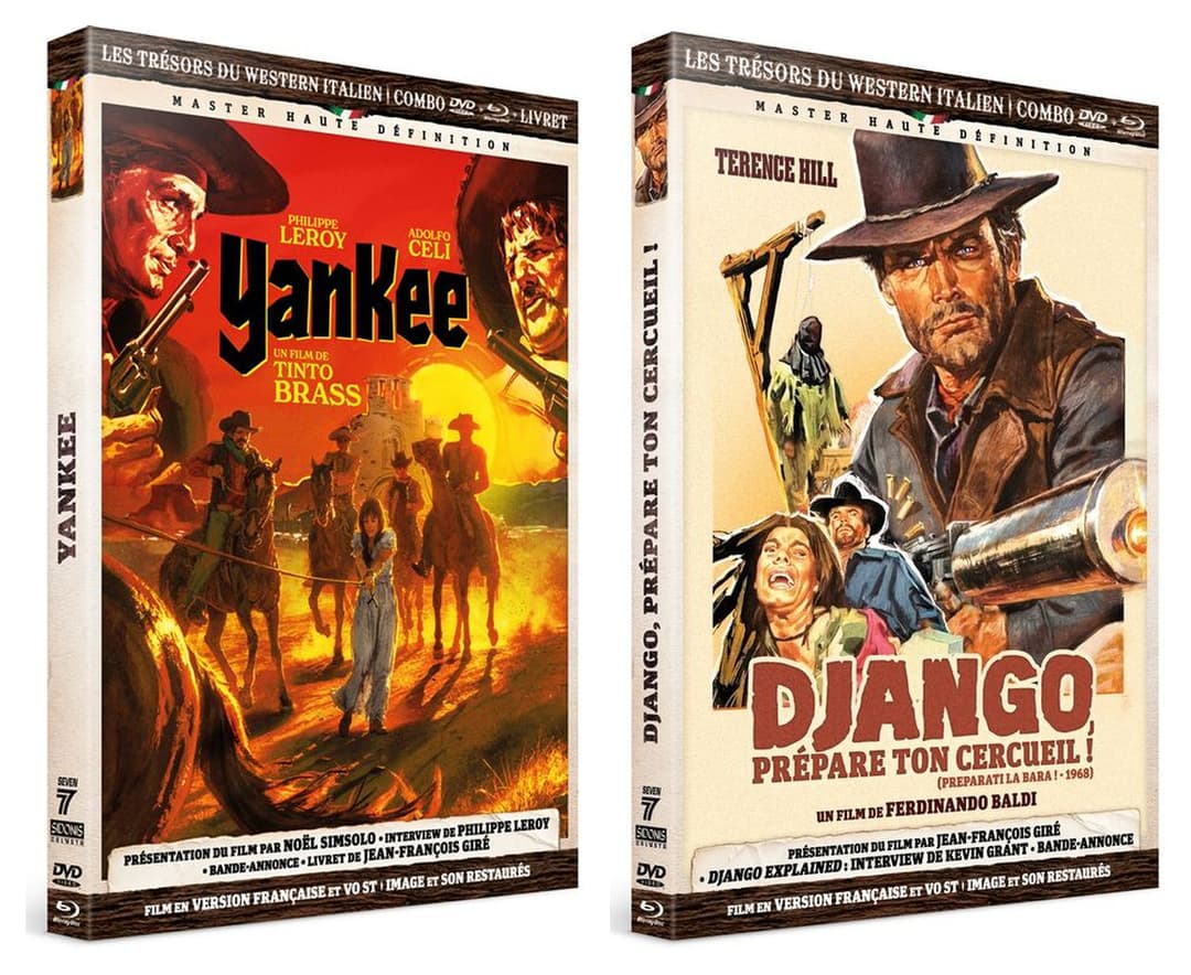 Concours Sidonis Calysta/Culturopoing – « Yankee » de Tinto Brass et « Django, prépare ton cercueil » de Ferdinando Baldi