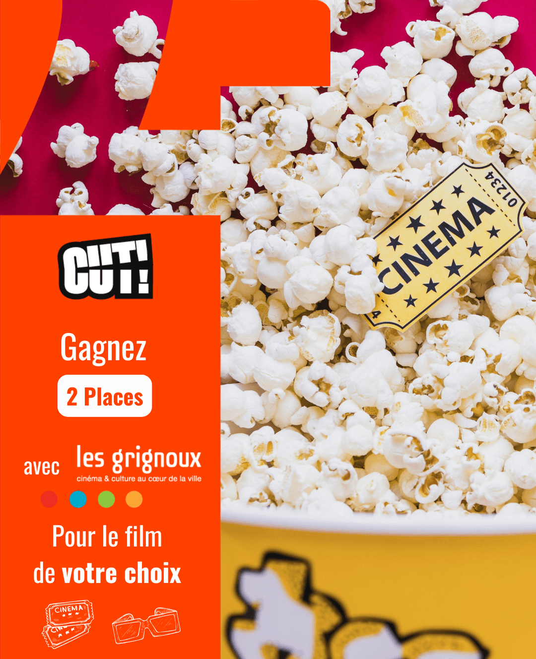 CUT x Les Grignoux