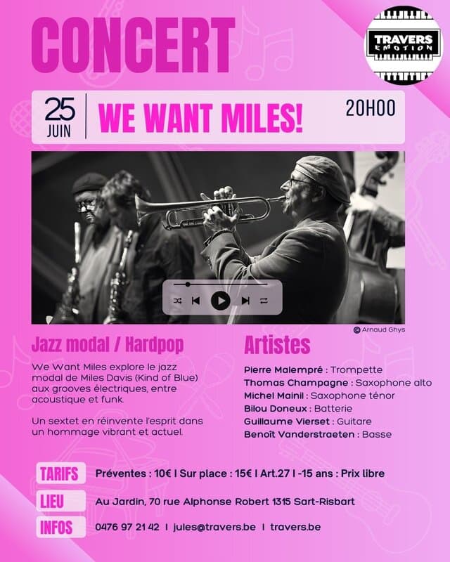 Concert : We Want Miles