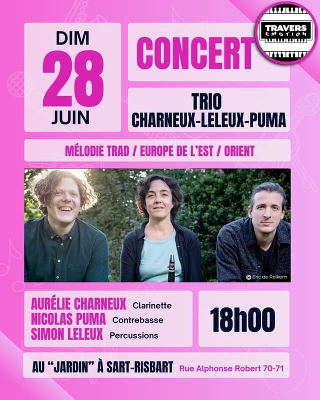 Concert : Trio Charneux – Leleux – Puma