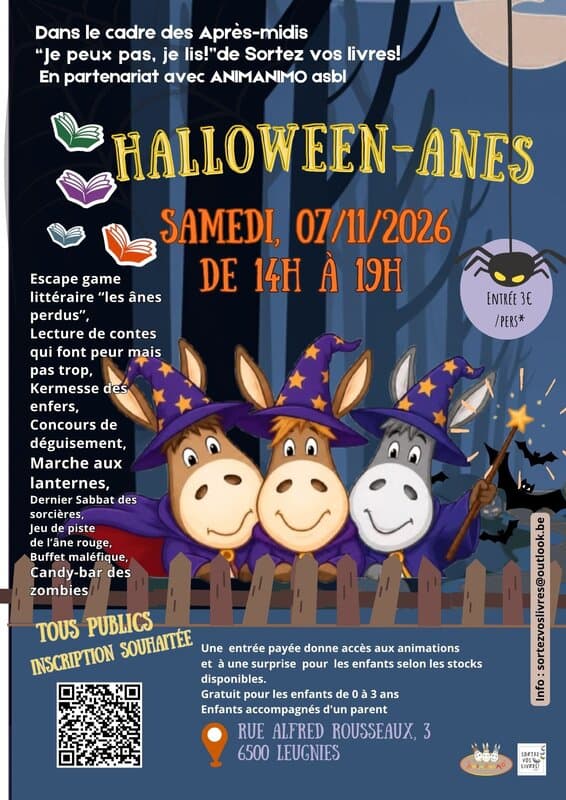 Halloween-ânes (après-midi Halloween à la ferme)
