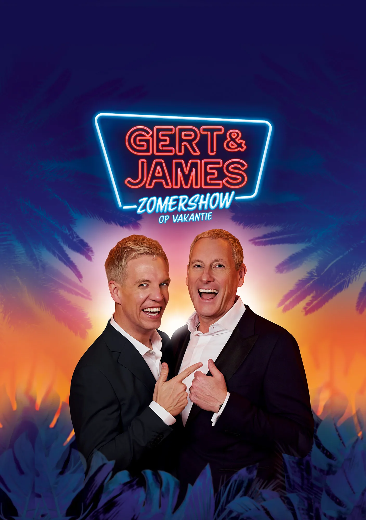 Gert & James Zomershow op 31 juli om 20u30 in De Panne
