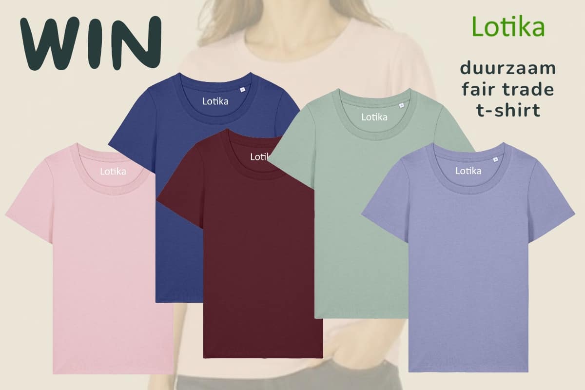 Win een biologisch dames t-shirt van Lotika