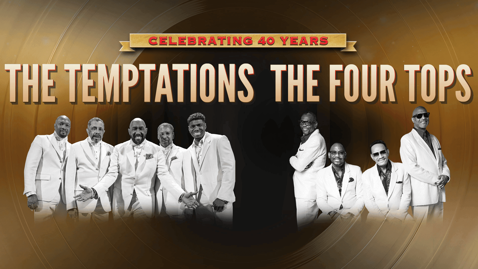 Gratis naar The Temptations and the Four Tops