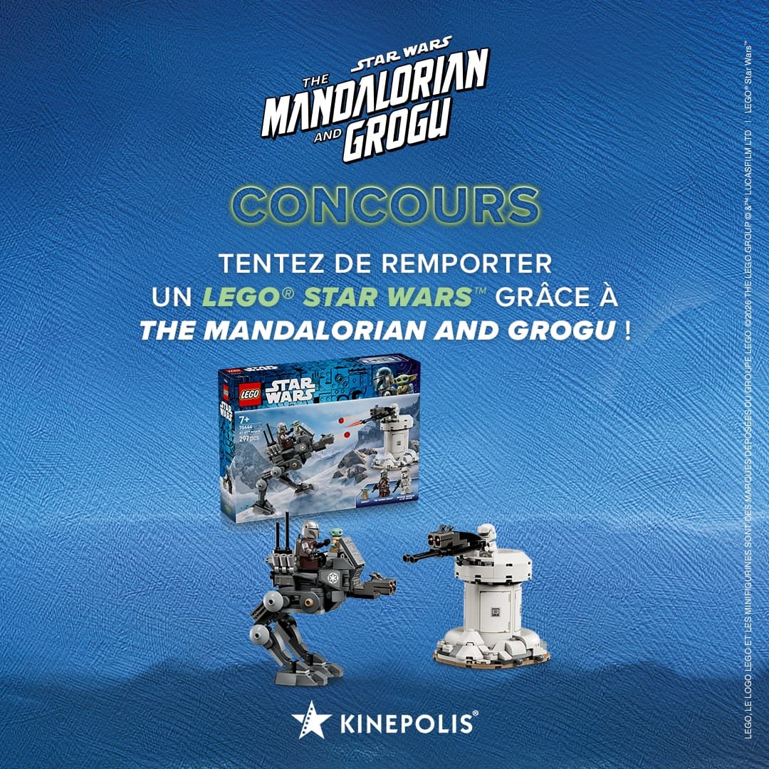 Tentez de remporter un set LEGO Star Wars grâce à The Mandalorian and Grogu !