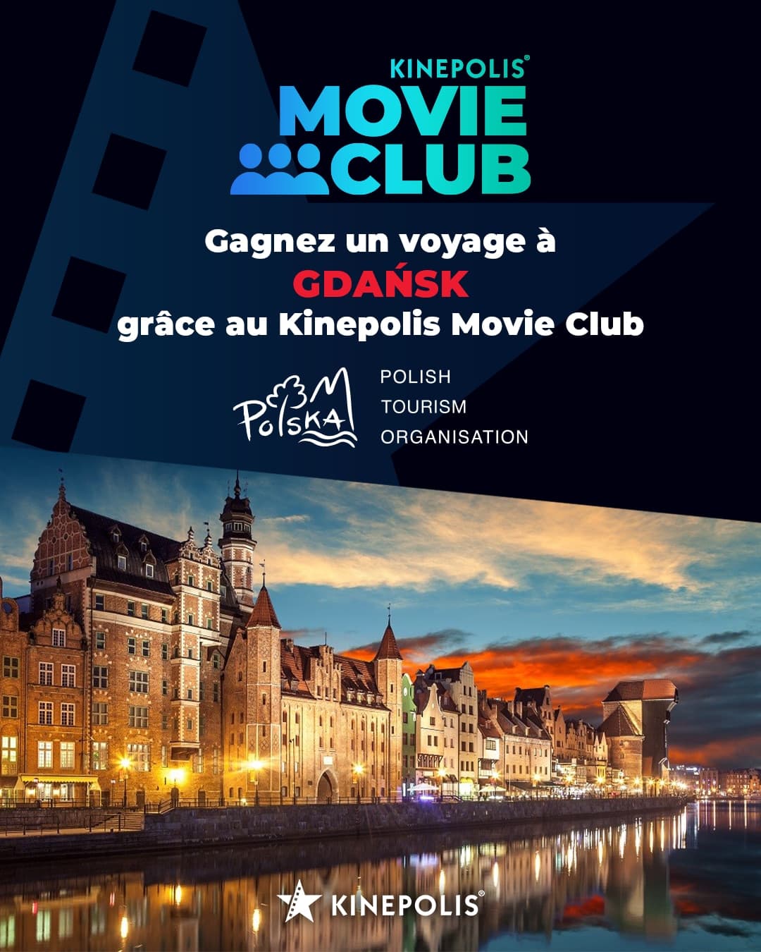 Remportez un séjour à Gdańsk (Pologne) grâce au Kinepolis Movie Club