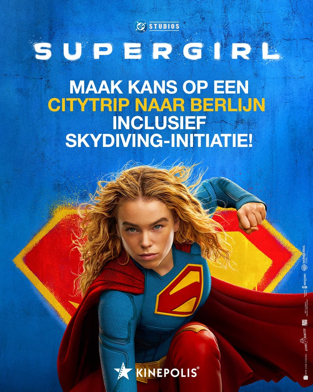Maak kans op een cityrip naar Berlijn inclusief SkyDiving-initiatie dankzij Supergirl!