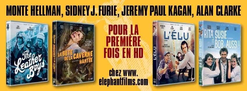 Concours Elephant Films/Culturopoing – « The Leather boys », « La Bête de la caverne hantée », « L’Élu », « Rita, Sue et Bob … aussi ! »