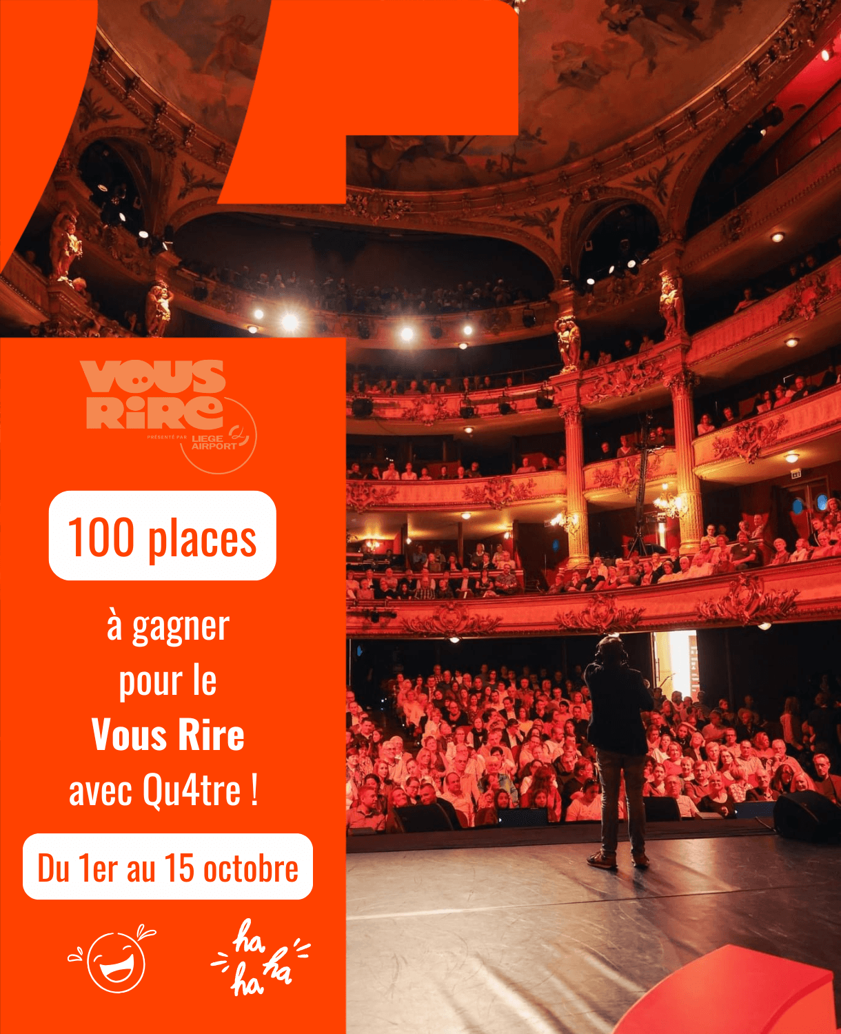 100 places sont à gagner pour le Vous Rire