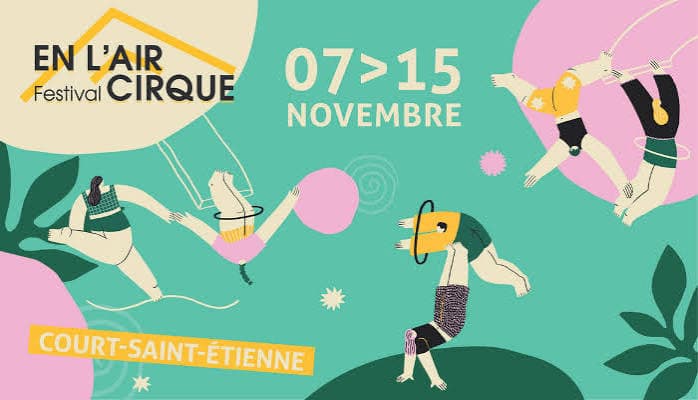 4 places pour « Festival En l’air » au PAM Expo de Court-St-Etienne les 7-8/11 et 14-15/11 à partir de 17h30 le samedi et 14h le dimanche.