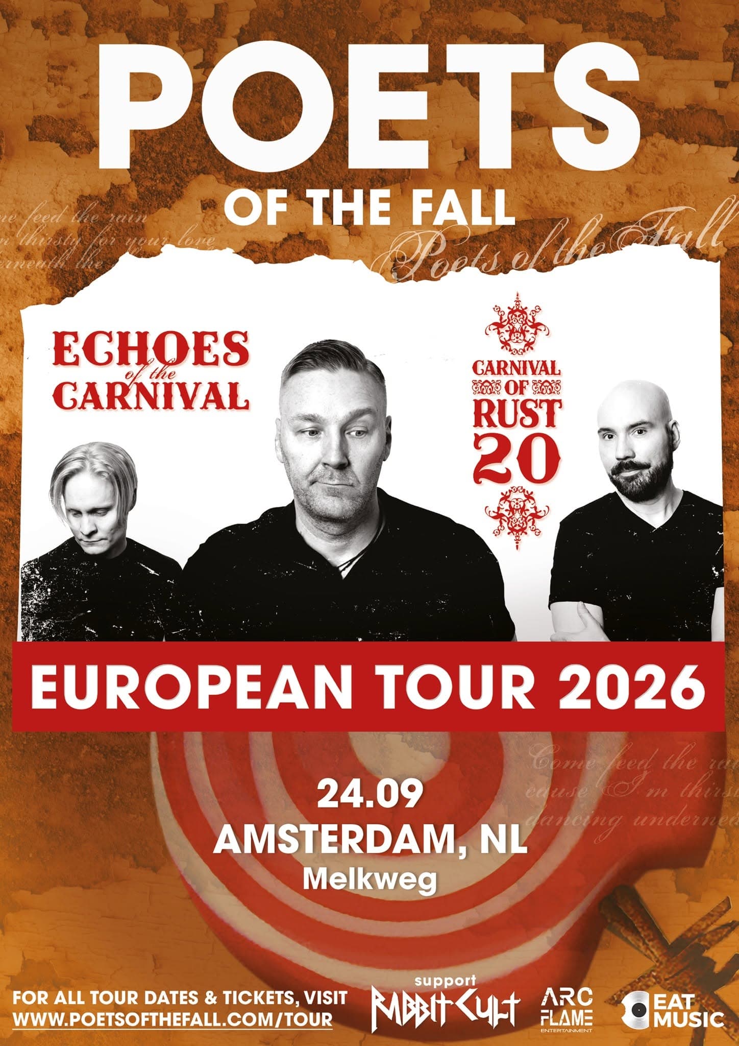 Poets of the Fall: Finse rock in Melkweg